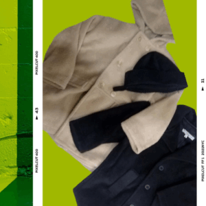 Sobretodo Talles S al L Colores beige/azul